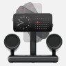 Беспроводное зарядное устройство со стерео колонкой EnergEa MagAudio Stand темно-серое - фото № 3