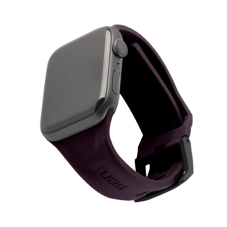 Силиконовый ремешок UAG Scout Strap для Apple Watch 42/44 мм баклажан (Eggplant)