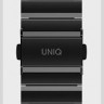 Стальной ремешок Uniq Strova для Apple Watch 42/44/45 мм черный - фото № 5