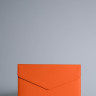 Чехол DOST Leather Co. для MacBook Pro 14" (2021) / MacBook Air 13" (2022) оранжевый - фото № 2