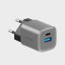 Сетевое зарядное устройство EnergEa AmpCharge GaN35 EU 35 Вт серое