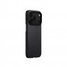 Чехол PITAKA Ultra-Slim Case для iPhone 17 Pro Max - черный 600D Black/Grey (Twill) - фото № 7