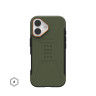 Чехол UAG Civilian для iPhone 17 оливковый/оранжевый (Olive/Orange)