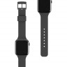 Силиконовый ремешок UAG [U] DOT Strap для Apple Watch 38/40 мм чёрный (Black) - фото № 5