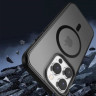 Чехол Gurdini Shockproof c MagSafe для iPhone 15 Pro черный - фото № 4
