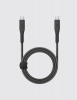 Кабель EnergEa Flow USB-C to USB-C Cable 1.5 м черный