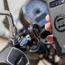 Винтовое поворотное крепление на руль мотоцикла SP Connect Clutch Mount Pro чёрное - фото № 5