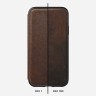 Чехол Nomad Rugged Folio для iPhone Xr коричневый - фото № 6