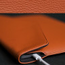 Чехол DOST Leather Co. для MacBook Pro 14" (2021) / MacBook Air 13" (2022) рыжий - фото № 3