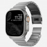 Титановый ремешок Nomad Titanium Band для Apple Watch 44/45/49 мм титан (Natural) - фото № 2