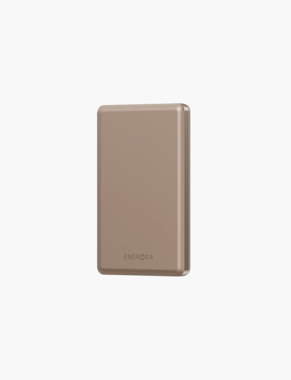 Ультратонкий внешний аккумулятор EnergEA AluPac Mini 5K MagSafe 5000 мАч золотой
