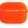 Силиконовый чехол Gurdini Soft Touch с карабином для AirPods Pro оранжевый - фото № 3