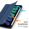 Чехол Dux Ducis Domo Series для iPad mini 6th gen (2021) синий - фото № 4