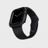 Чехол металлический Uniq Valencia для Apple Watch 44/45 мм графит