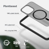 Чехол Woodcessories Clear Case с MagSafe для iPhone 14 Pro Max матовый/черный (Black/Matte) - фото № 2