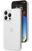 Чехол Memumi ультра тонкий 0.3 мм для iPhone 15 Pro белый