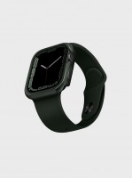 Чехол металлический Uniq Valencia для Apple Watch 44/45 мм зеленый
