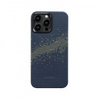 Чехол PITAKA MagEZ Case 4 для iPhone 15 Pro Max - Milky Way Galaxy (KI1502PMYG)