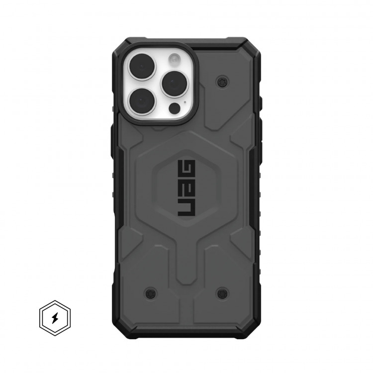 Чехол UAG Pathfinder для iPhone 16 Pro Max серебро (Silver)