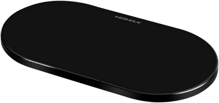 Беспроводное зарядное устройство Momax Q.Pad Pro Qual-Coil на два устройства чёрное