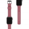 Силиконовый ремешок UAG [U] DOT Strap для Apple Watch 38/40 мм розовая пыль (Dusty Rose) - фото № 5