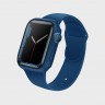 Чехол со стеклом Uniq Legion для Apple Watch 45 мм синий