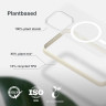 Чехол Woodcessories Clear Case с MagSafe для iPhone 14 Pro прозрачный/белый (Offwhite/Clear) - фото № 3