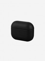 Кожаный чехол Uniq Terra Genuine Leather для AirPods Pro черный