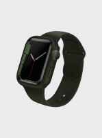 Чехол со стеклом Uniq Legion для Apple Watch 45 мм зеленый