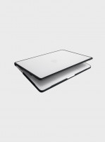 Чехол Uniq Venture для MacBook Air 13" (2022) прозрачный/черный