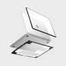 Чехол Uniq Venture для MacBook Air 13" (2022) прозрачный/черный - фото № 2