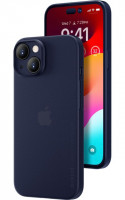 Чехол Memumi ультра тонкий 0.3 мм для iPhone 15 синий
