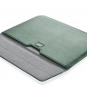 Чехол-папка Gurdini Sleeve с подставкой для MacBook 13-14" зеленый - фото № 3