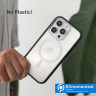 Чехол Woodcessories Clear Case с MagSafe для iPhone 14 Pro прозрачный/черный (Black/Clear) - фото № 2