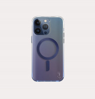 Чехол Uniq Coehl Dazze с MagSafe для iPhone 15 Pro лазурно-голубой (Azure Blue)