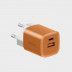 Сетевое зарядное устройство EnergEa AmpCharge GaN35 EU 35 Вт оранжевое