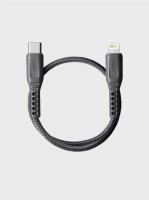 Кабель Uniq FLEX USB-C to Lightning strain relief 30 см цвет серый