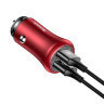 Автомобильное зарядное устройство Baseus Gentelman Dual-USB красное - фото № 2