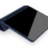 Чехол Gurdini Leather Series (pen slot) для iPad Pro 11" (2020) темно-синий - фото № 4