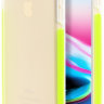 Силиконовый чехол Gurdini Crystal Ice для iPhone 7 Plus/8 Plus кислотно-зелёный матовый - фото № 5