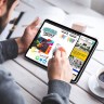 Чехол Gurdini Magnet Smart для iPad Pro 11" (2020) тёмно-синий - фото № 7