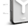 Чехол UAG Plyo с MagSafe для iPhone 16 Pro Max тонированный/белый (Ash/White) - фото № 5