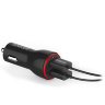 Автомобильное зарядное устройство Anker PowerDrive 2 + кабель Lightning (1 м) чёрное - фото № 4
