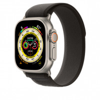 Ремешок Gurdini Trail Loop для Apple Watch 42/44/45/49 мм черный/серый (Black/Gray)
