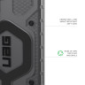Чехол UAG Pathfinder Clear для Samsung Galaxy S26 тонированный/черный (Ash/Black) - фото № 7