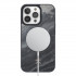Чехол Woodcessories Bumper Case с MagSafe для iPhone 14 Pro Max камень (Camo Grey)