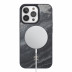 Чехол Woodcessories Bumper Case с MagSafe для iPhone 14 Pro Max камень (Camo Grey)