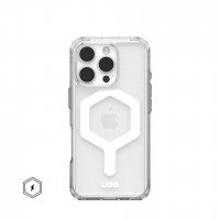 Чехол UAG Plyo с MagSafe для iPhone 16 Pro прозрачный/белый (Ice/White)