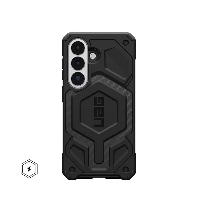 Чехол UAG Monarch Pro для Samsung Galaxy S26 карбон (Carbon Fiber)