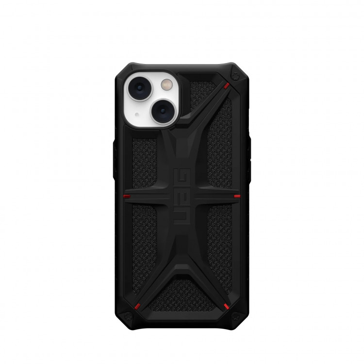 Чехол UAG Monarch для iPhone 14 Plus кевлар (Kevlar Black)